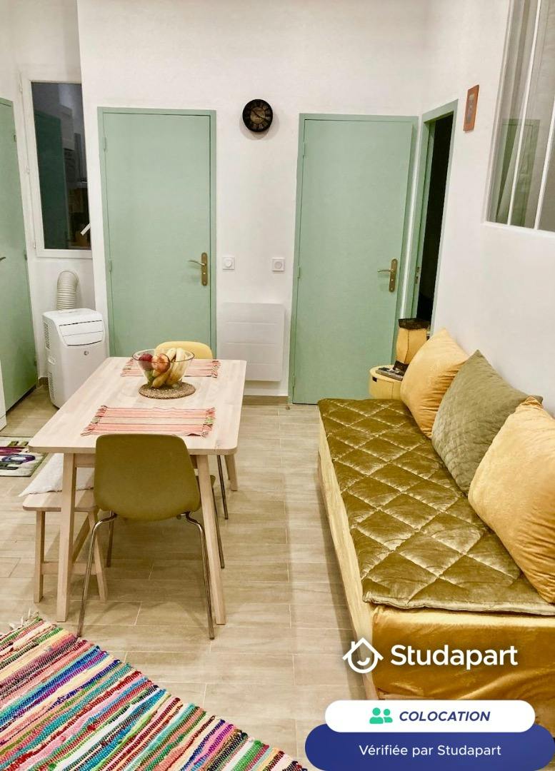 Private room for rent on Rue de Crimée, Marseille - Vue 3