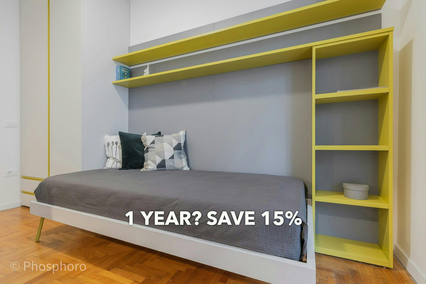 Single room Padova, 1 bed, 12m² — photo 723