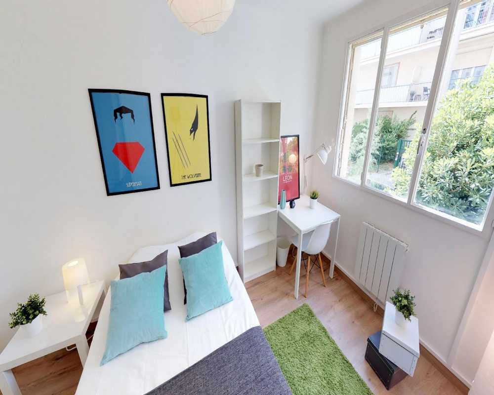 私人房间 正在以 €405 的月租出租，其位于 Montpellier, Rue Bartholdi