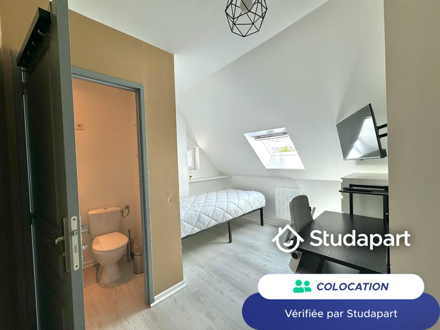 Private room for rent on Rue de Cagny, Amiens - Radharc 3