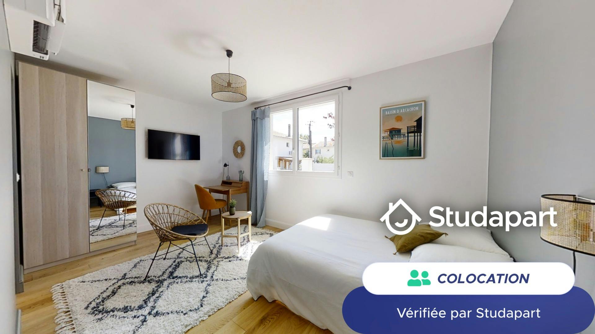 Private room for rent for €690 per month in Mérignac, Rue Benjamin Saufrignon