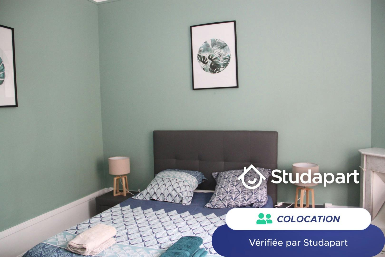 Private room for rent for €475 per month in Reims, Rue de Cernay