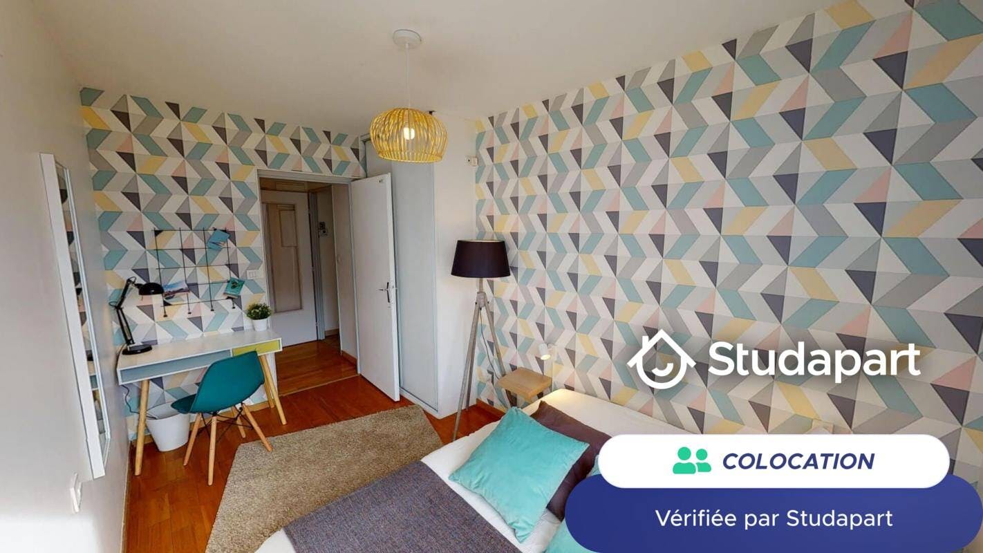 Private room for rent on Rue Jean Vallier, Lyon