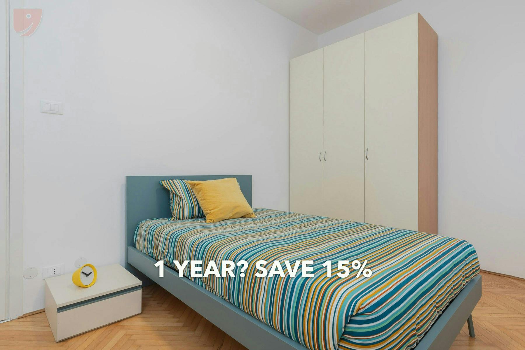 Single room Padova, 1 bed, 12m² — photo 545