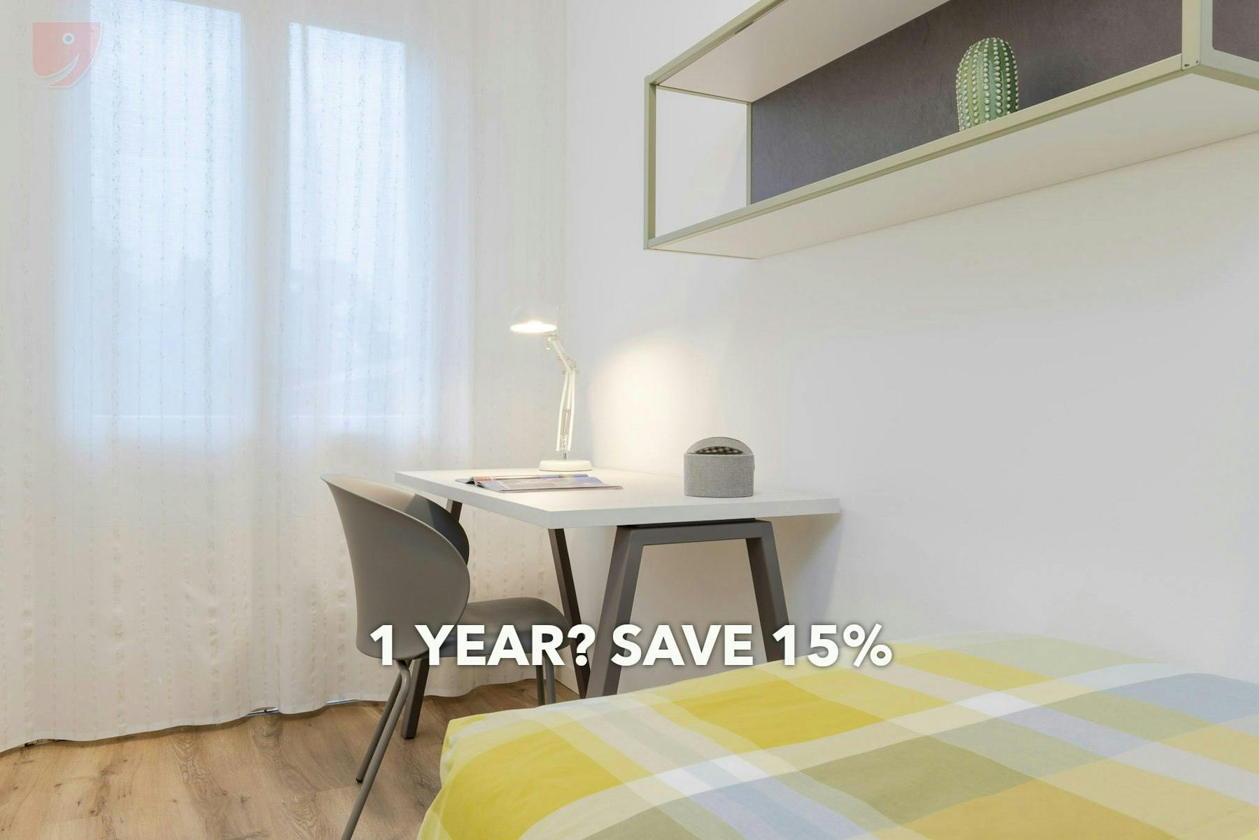 Single room Padova, 1 bed, 12m² — photo 573