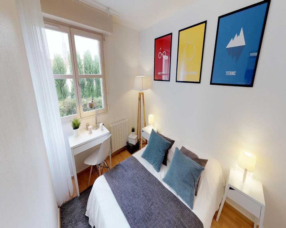 Cameră privată de închiriat pentru 405 EUR pe lună în Lille, Rue Ratisbonne