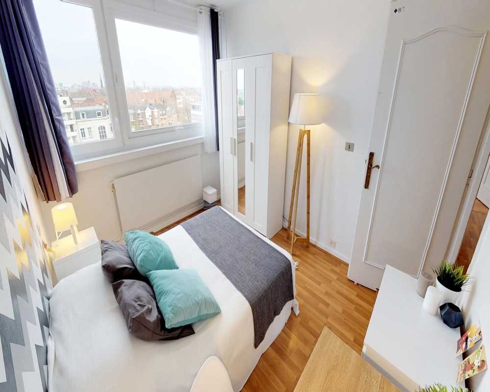 Quarto privado para alugar por € 425 por mês em Lille, Rue du Bazinghien