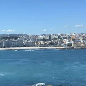Privé kamer te huur voor € 390 per maand in A Coruña, Paseo Marítimo de A Coruña