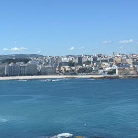 Cameră privată de închiriat pentru 390 EUR pe lună în A Coruña, Paseo Marítimo de A Coruña