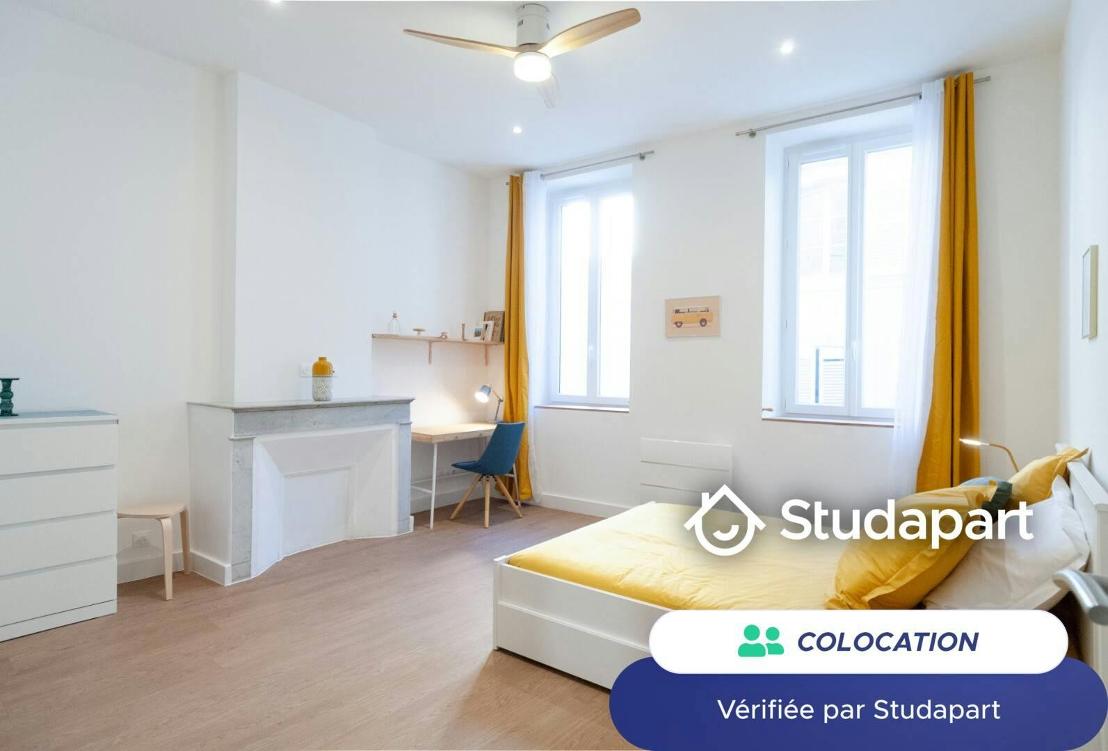 Private room for rent for €590 per month in Marseille, Rue Tapis Vert