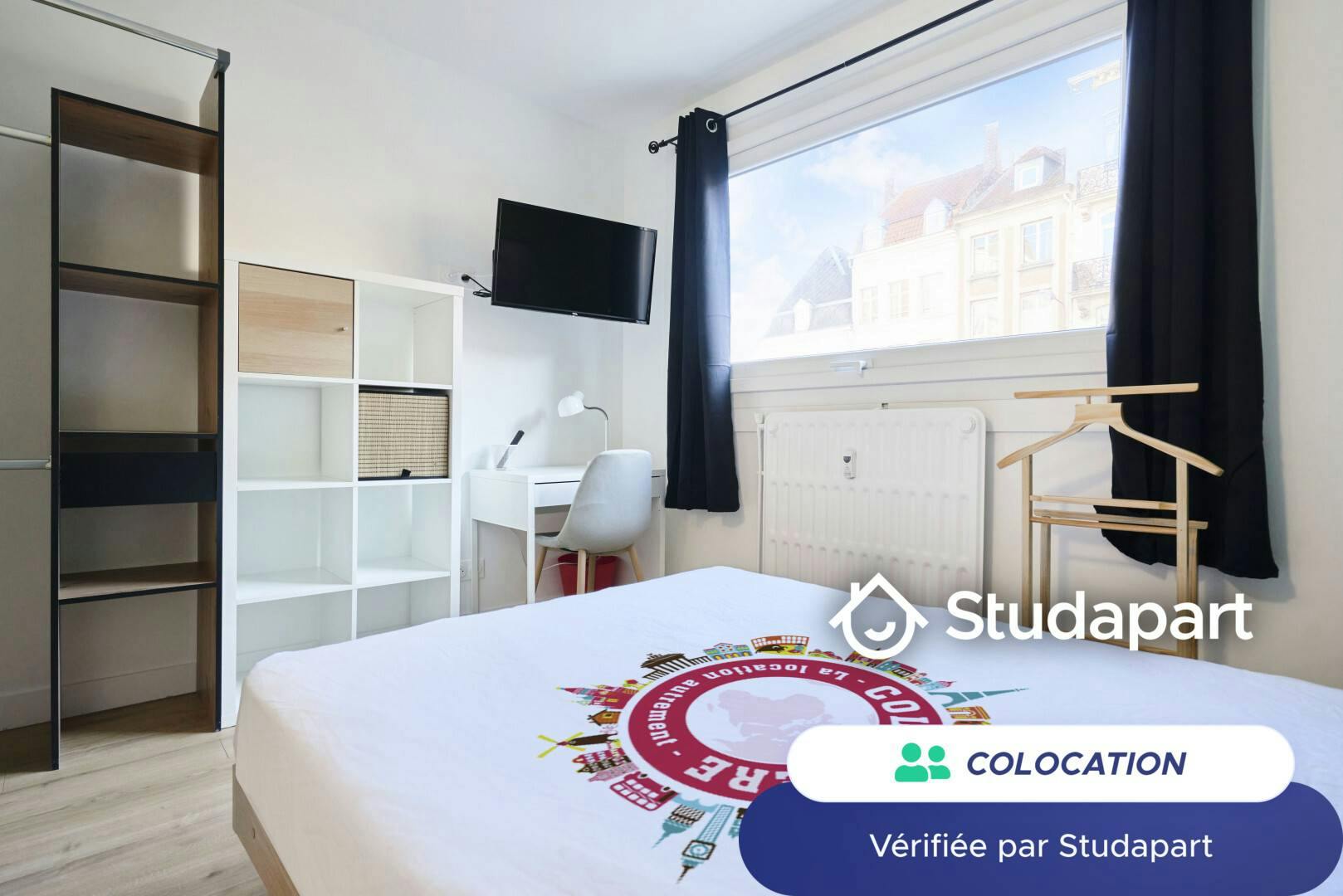 Private room for rent on Rue Gustave Delory, Lille – pohled 5