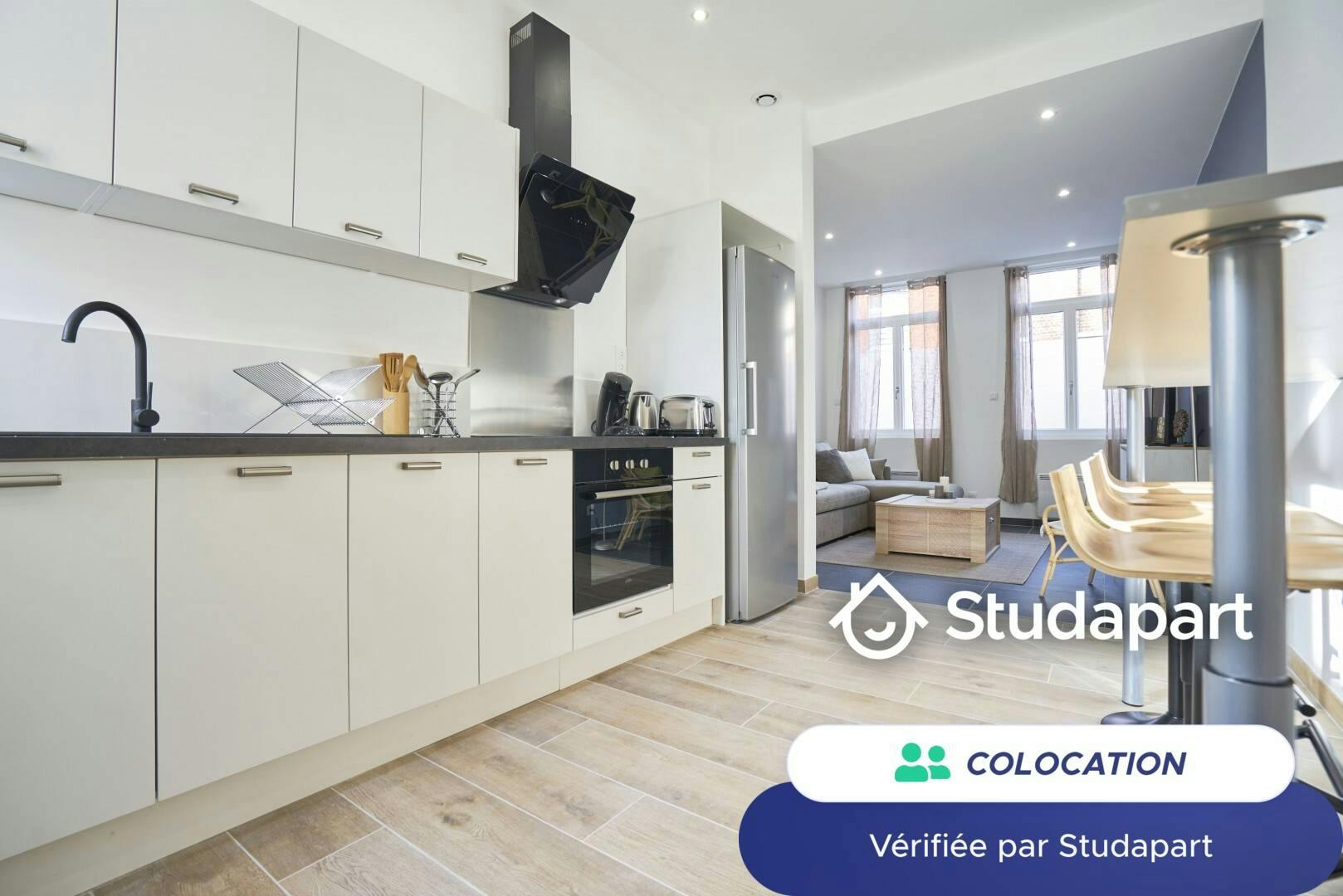Private room for rent on Rue des Dondaines, Lille - Plus