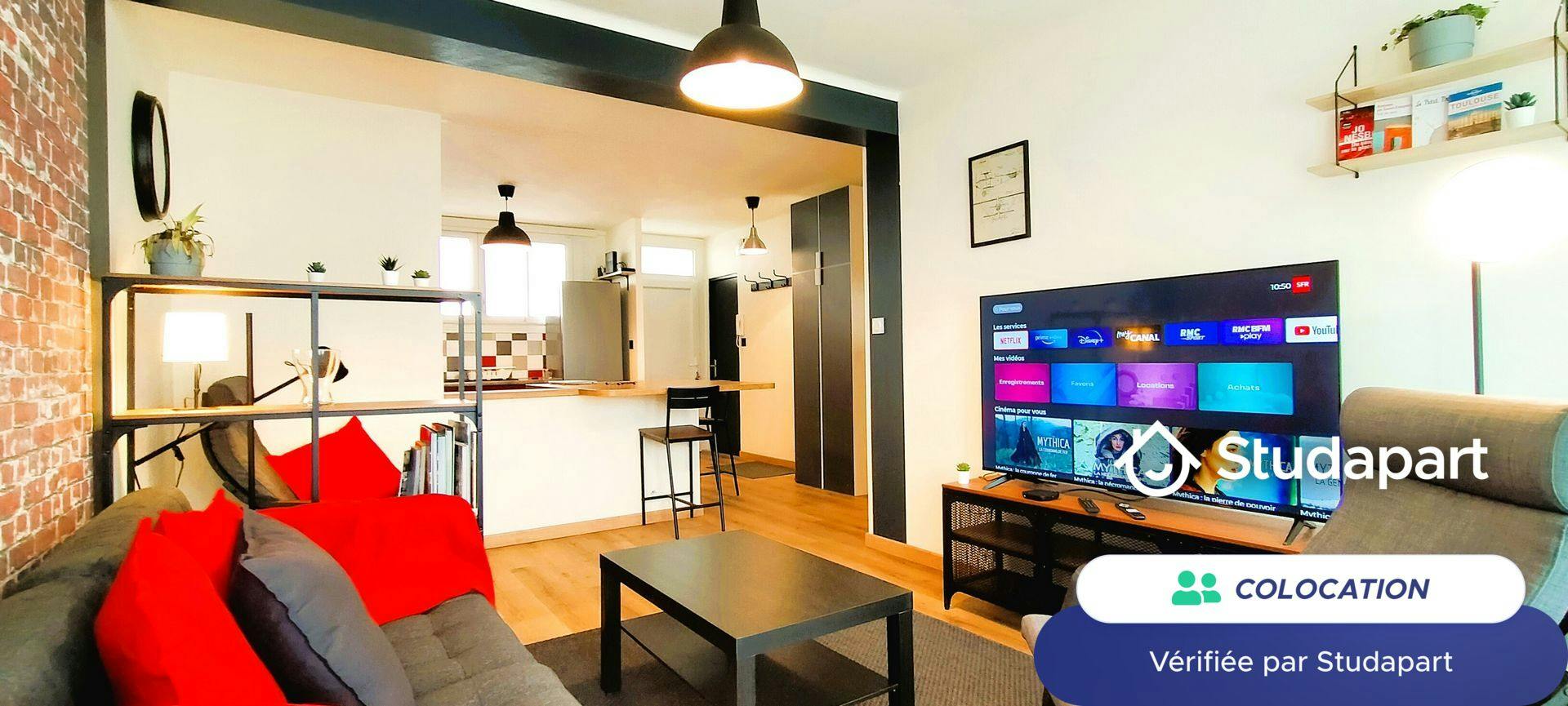 Private room for rent on Avenue du Maréchal Foch, Toulouse - Vue 5