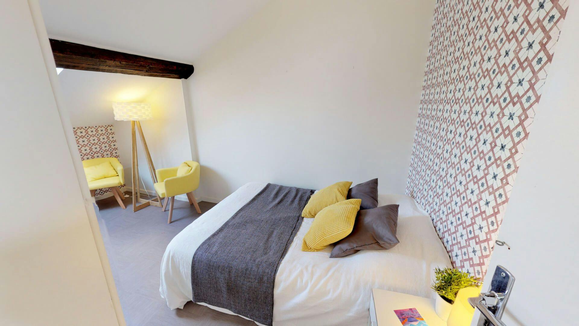 Single room Lyon, 1 bed, 12m² — photo 3