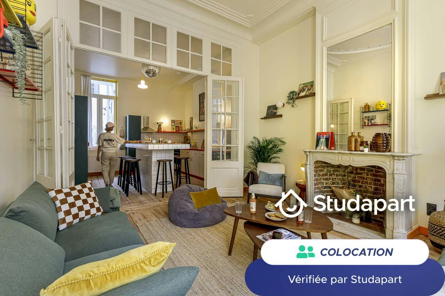 Private room for rent for €659 per month in Lille, Rue Solférino