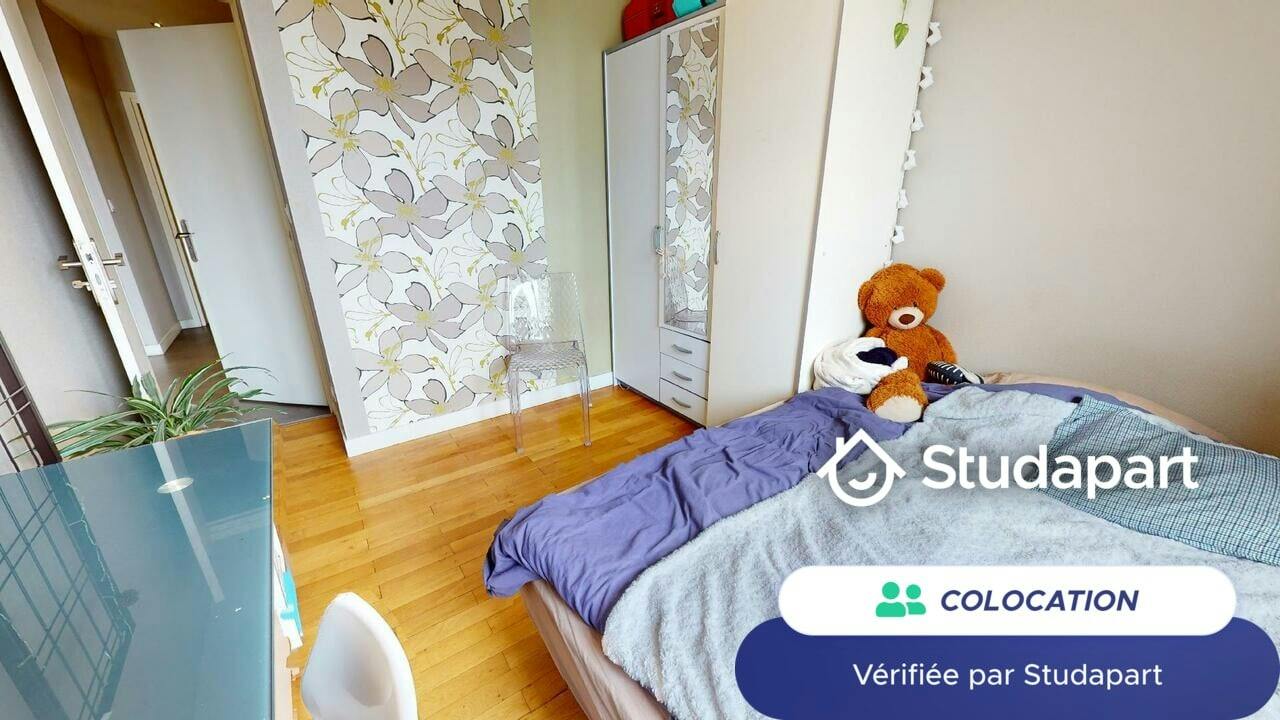 Private room for rent on Rue Garibaldi, Lyon - Vue 3
