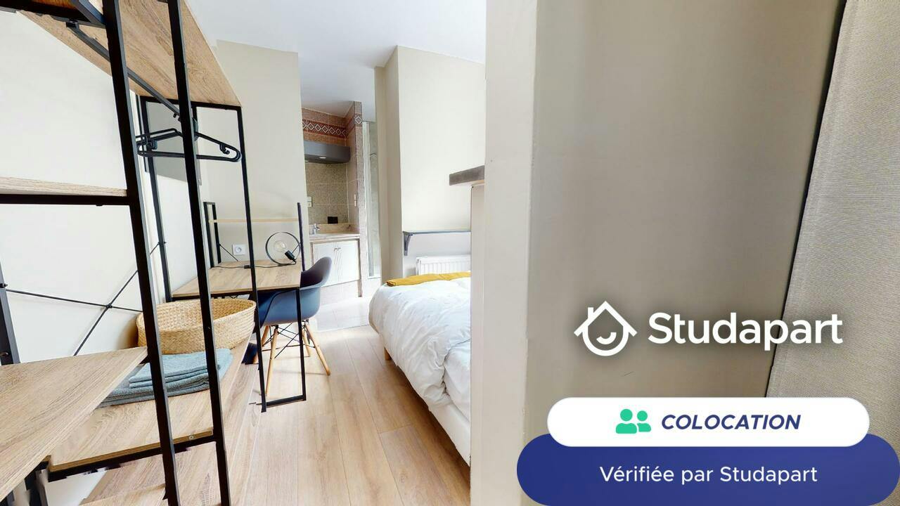 Private room for rent on Rue Jeanne d'Arc, Lille - Vue 5