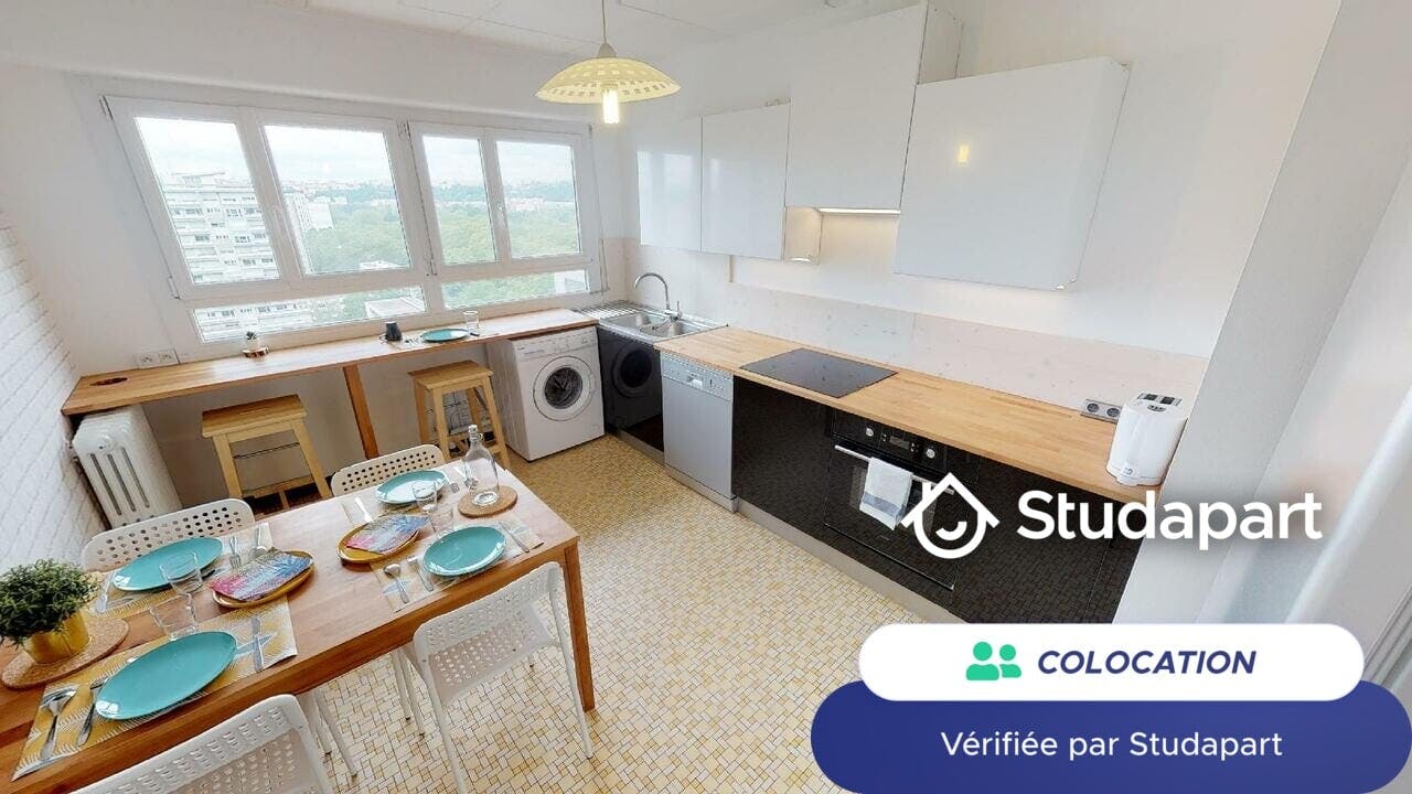 Private room for rent on Avenue Condorcet, Villeurbanne - Radharc 5