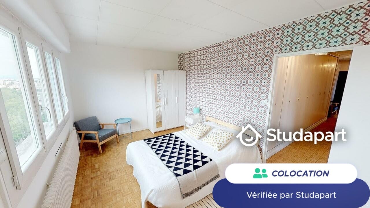 Private room for rent on Avenue Condorcet, Villeurbanne - Radharc 3
