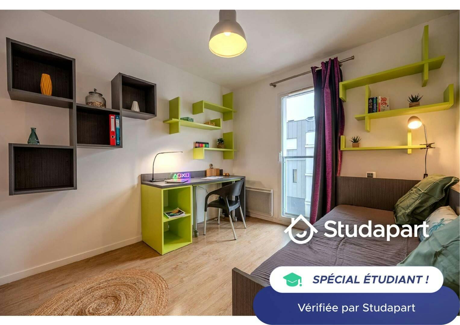 Private room for rent on Place François II, Nantes - Vue 3