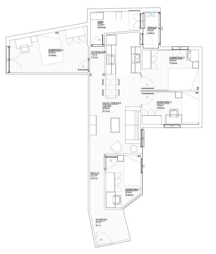 Apartment Madrid, 84m² — photo 9