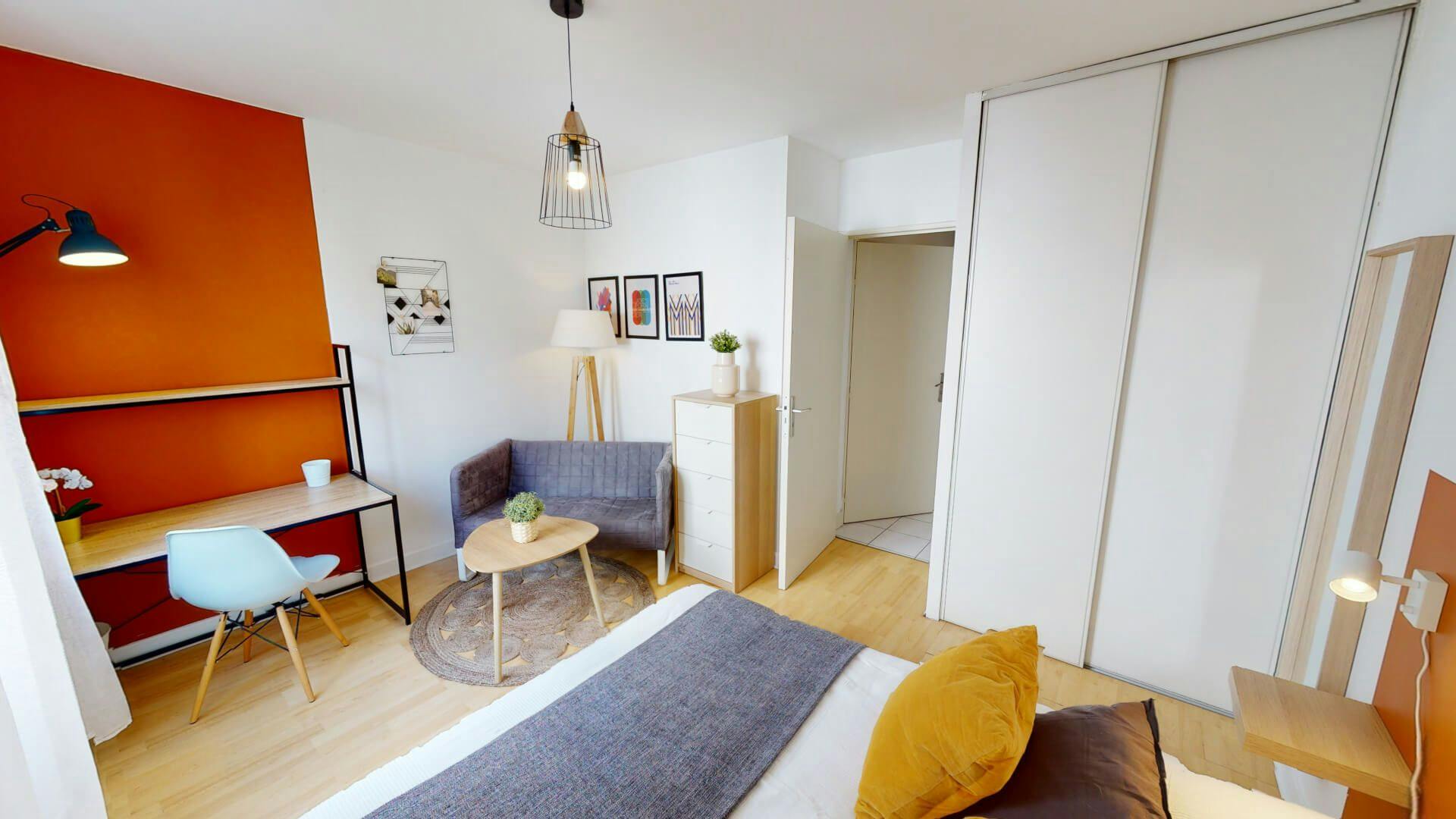 Single room Lyon, 12m² — photo 1