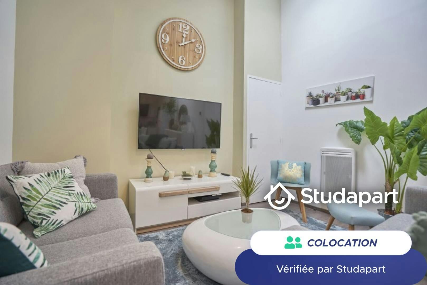 Chambre privée à louer pour 450 €/mois à Reims, Rue du Barbâtre