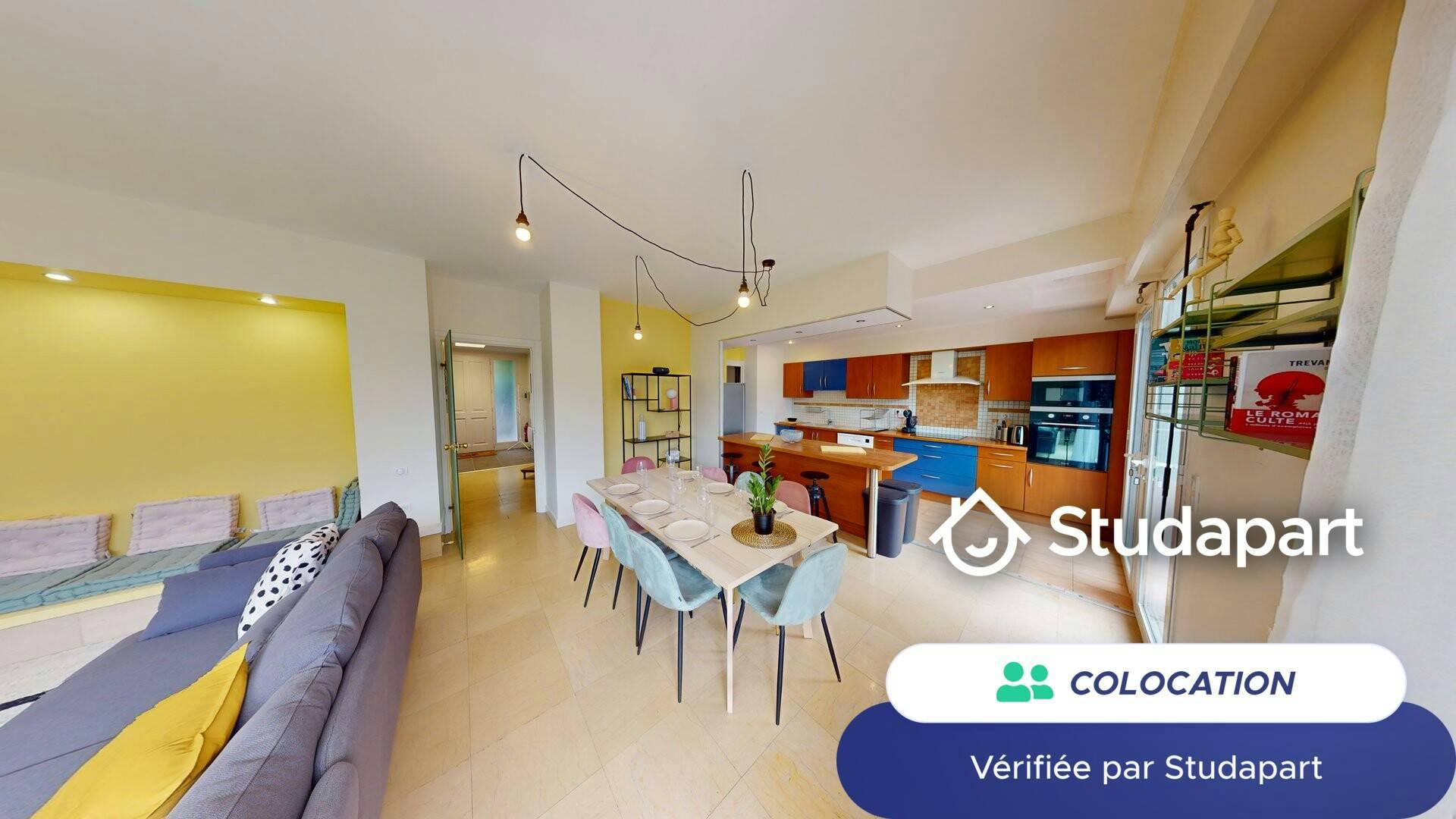 Private room for rent on Rue Émile Combes, Lyon - Vue 5