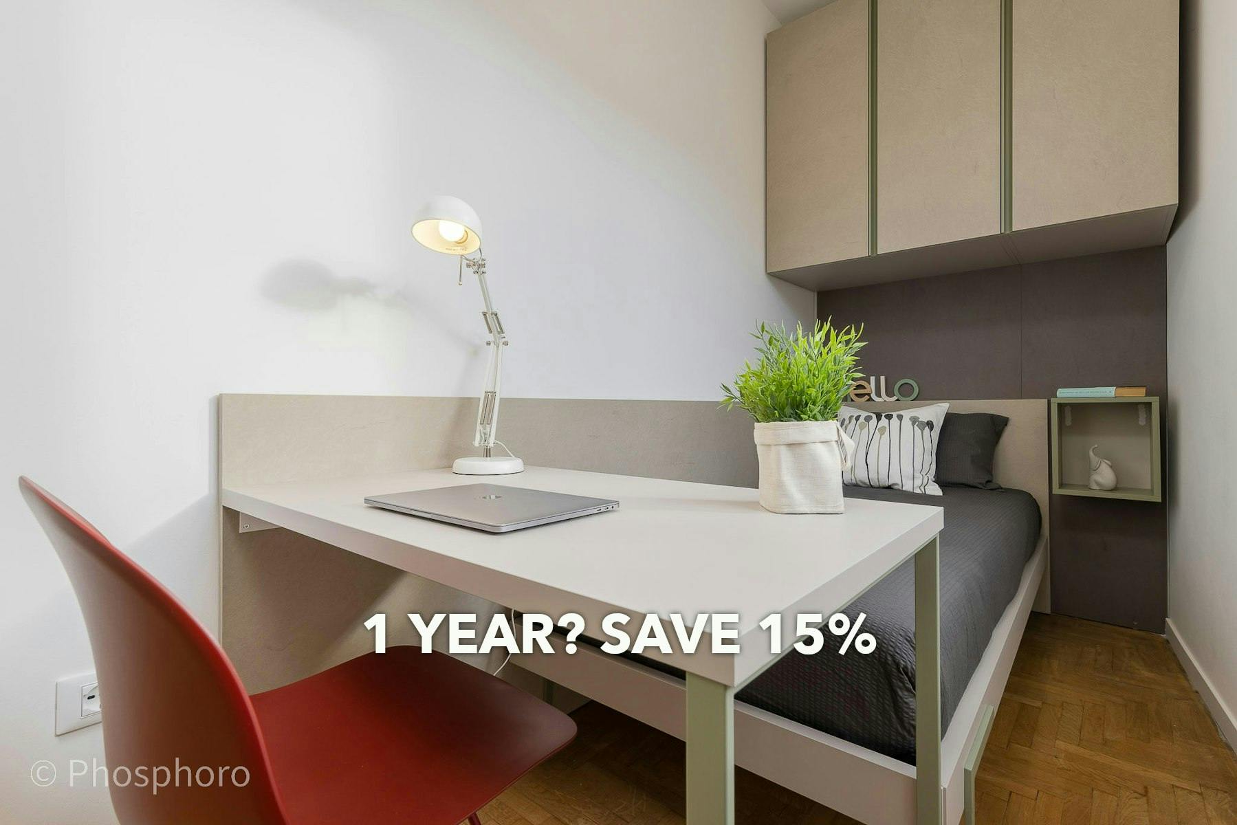 Single room Padova, 1 bed, 8m² — photo 643