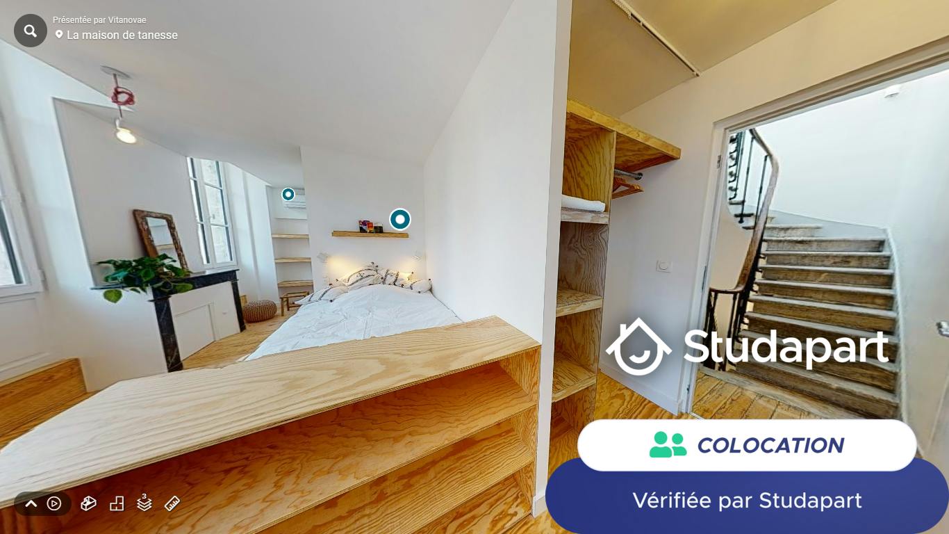 Private room for rent on Rue Tanesse, Bordeaux - Vue 5
