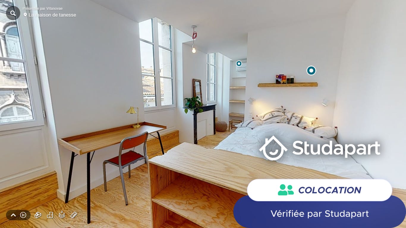 Private room for rent on Rue Tanesse, Bordeaux