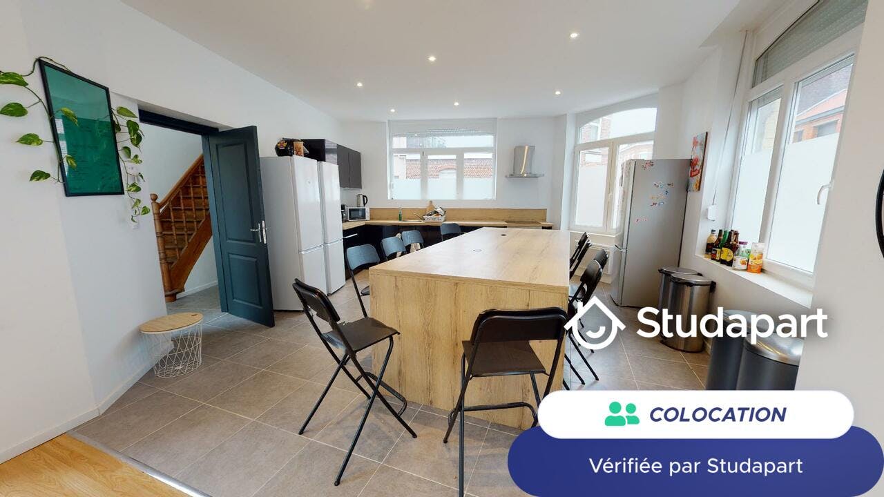 Private room for rent on Rue Jean Jaurès, Lille – pohled 6