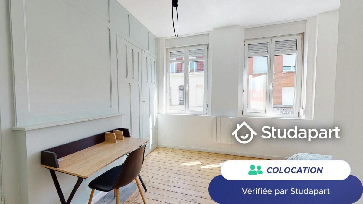 Private room for rent on Rue Ernest Mayer, Lille - Vue 5