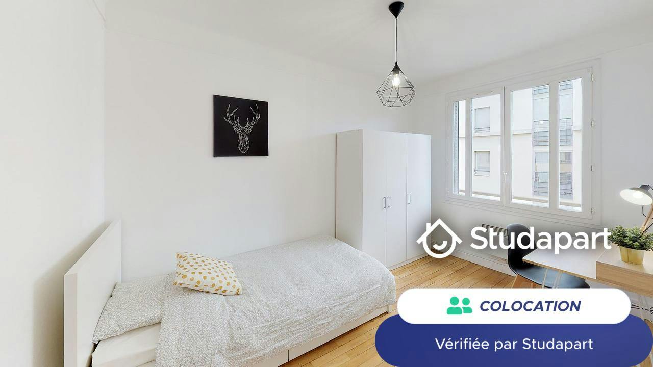 Private room for rent on Cours Richard Vitton, Lyon - Vue 3