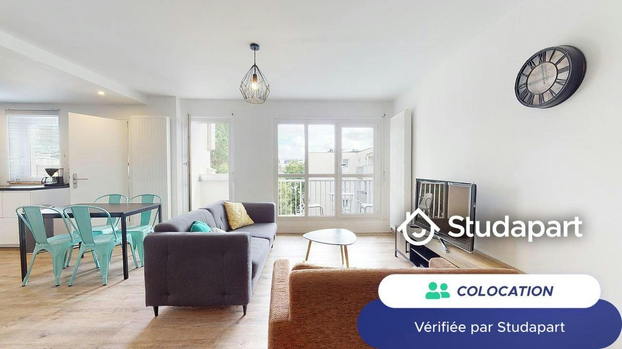 Private room for rent on Allée de la Réunion, Nantes - Vue 5