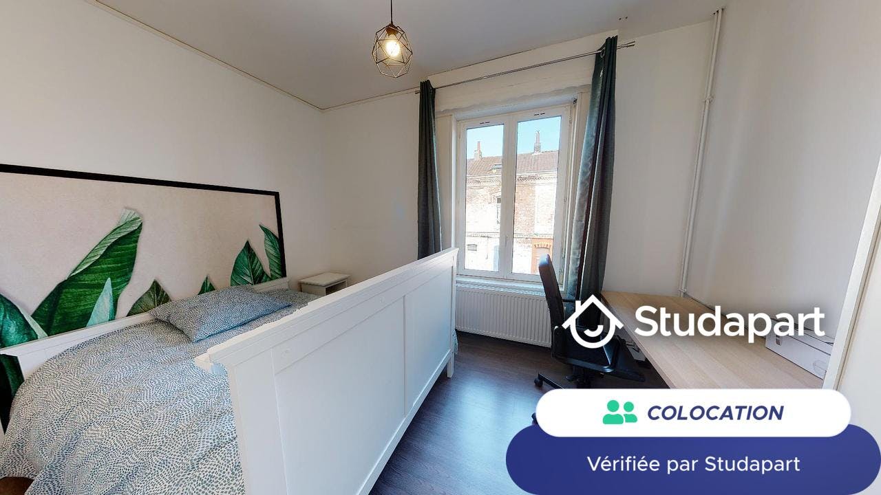 Private room for rent on Rue d'Austerlitz, Roubaix
