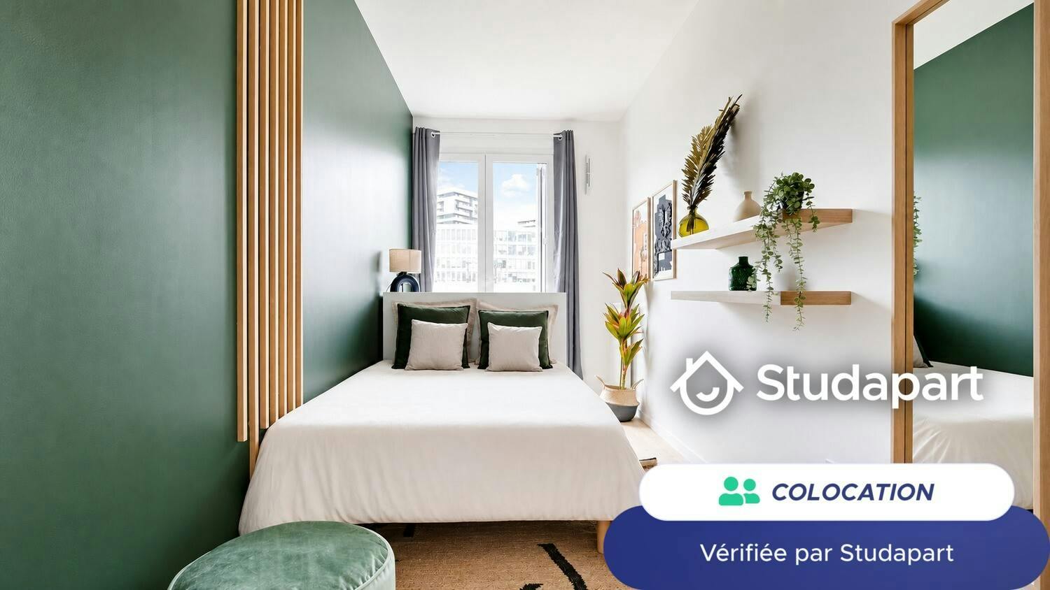 Private room for rent on Rue Cesaria Évora, Paris - Vue 4