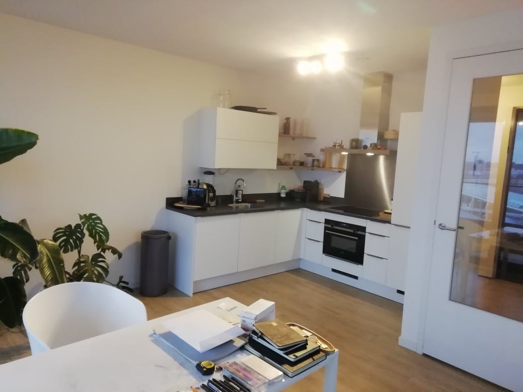 Appartement NDSM-plein in Amsterdam