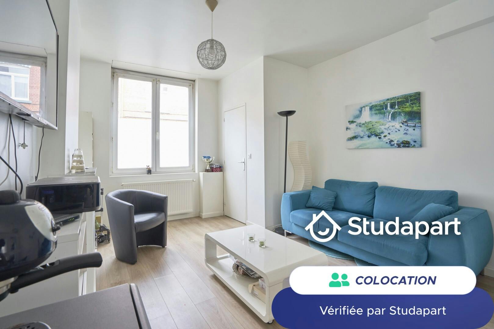 Chambre privée à louer pour 500 €/mois à Marcq-en-Barœul, Rue des Eaux