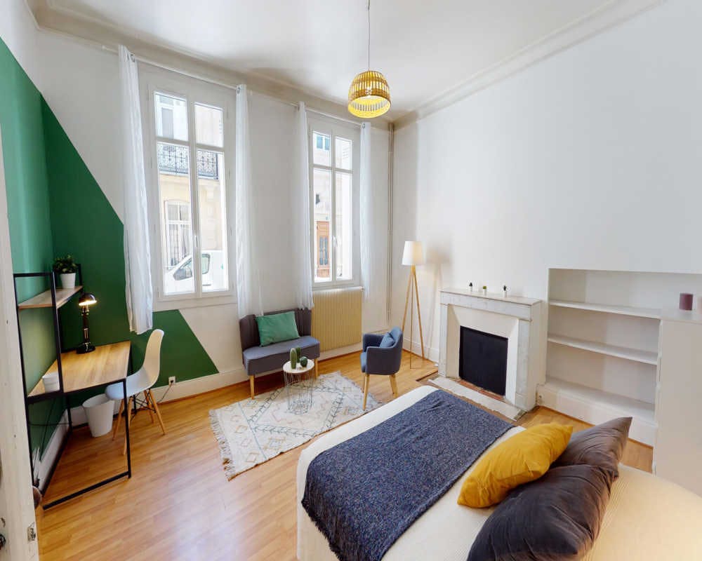 Single room Bordeaux, 1 bed, 23m² — photo 2