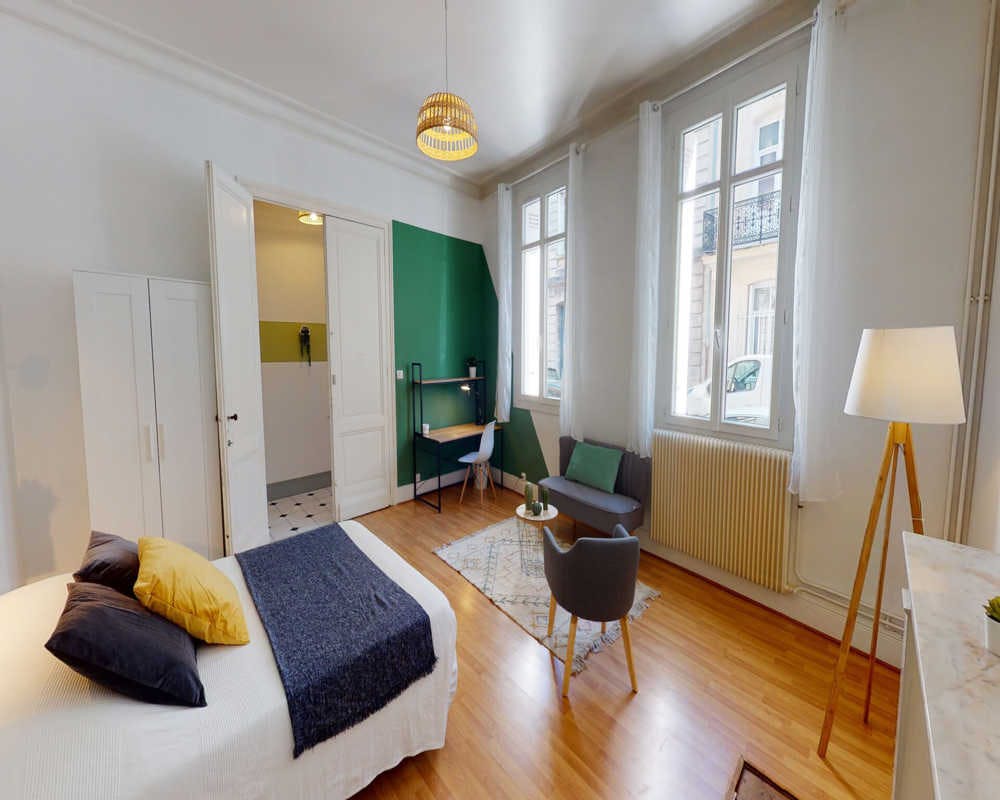 Single room Bordeaux, 1 bed, 23m² — photo 1