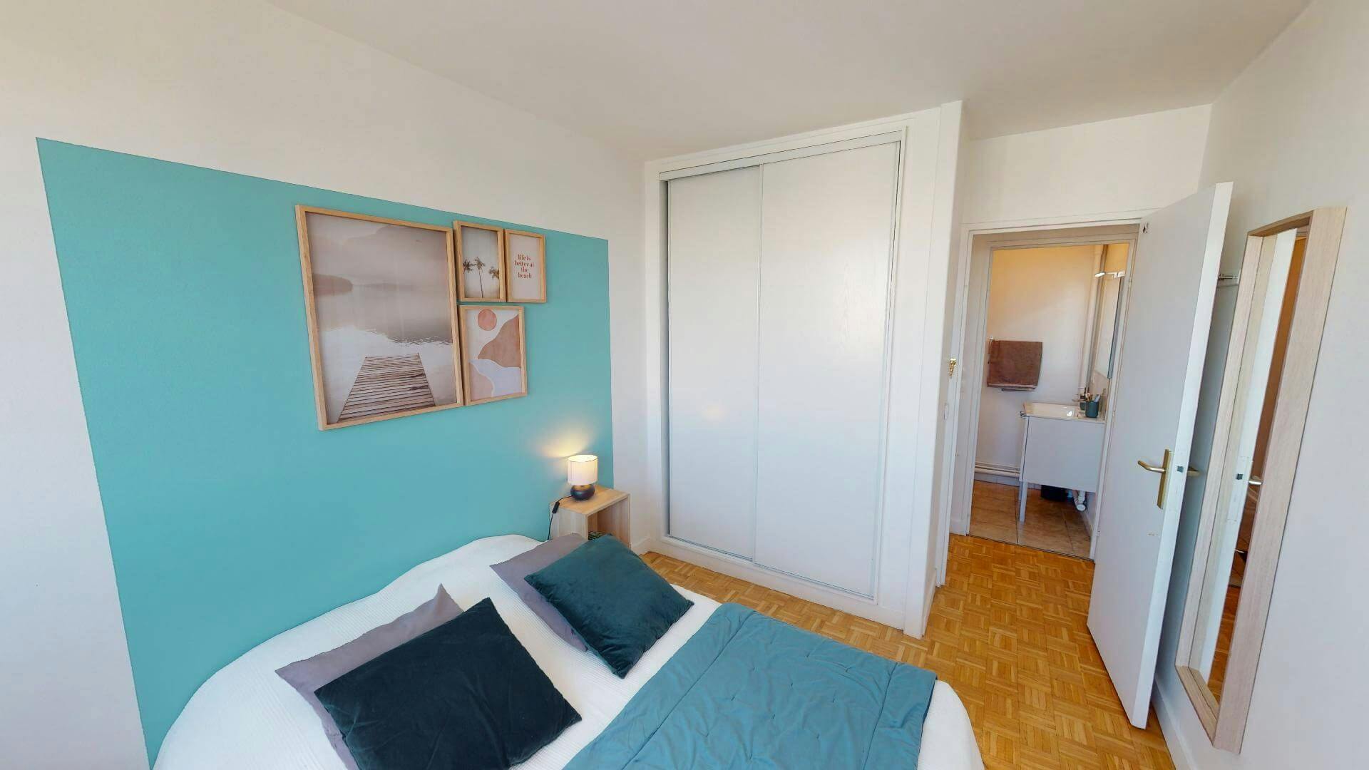 Private room for rent on Square Henri Regnault, Courbevoie - Pogled 3