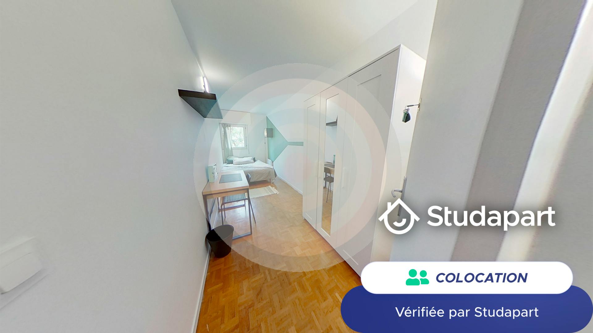 Private room for rent on Place de la Montagne du Goulet, Paris - Vue 4