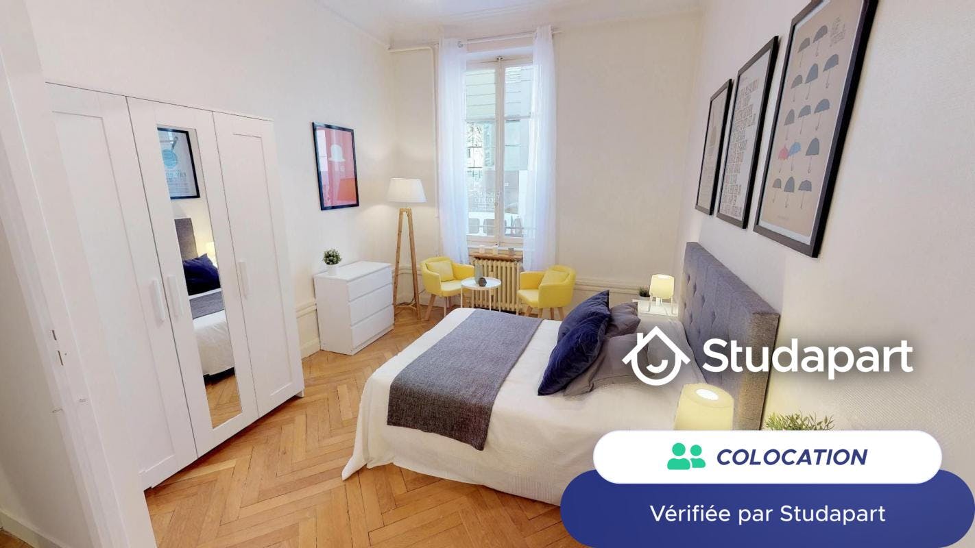 Private room for rent on Boulevard des Belges, Lyon