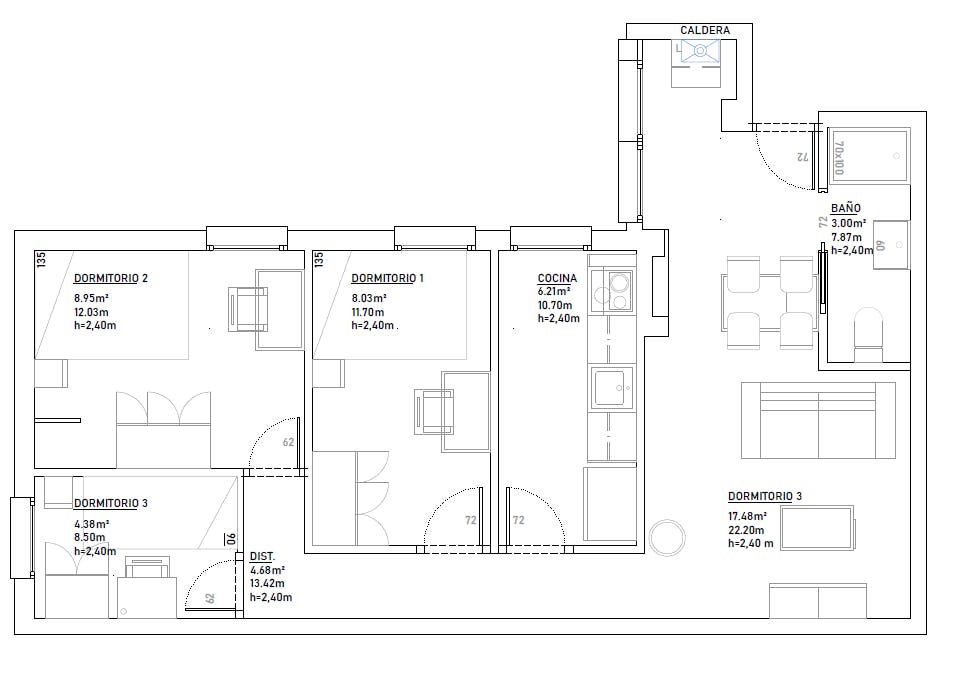 Apartment Madrid, 62m² — photo 8