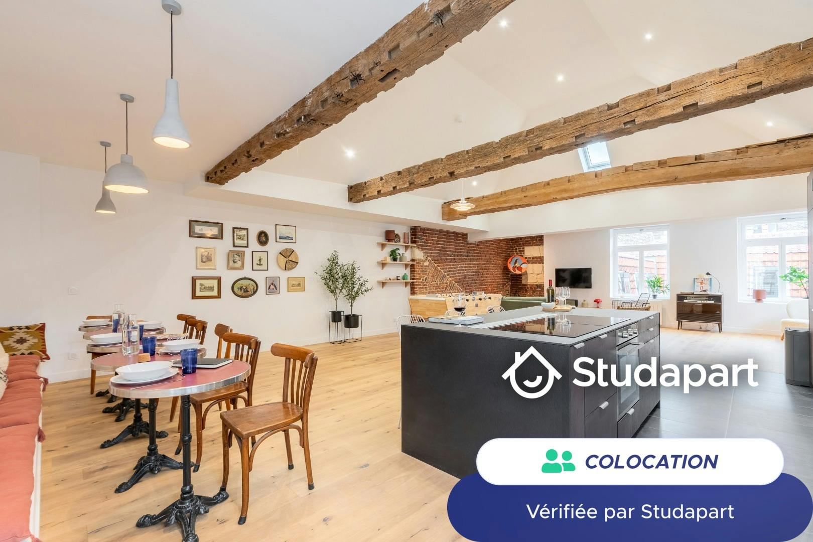 Private room for rent for €775 per month in Lille, Terrasse Sainte-Catherine