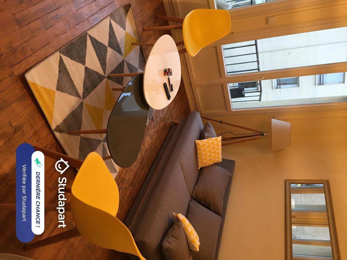 Apartament de închiriat pentru 550 EUR pe lună în Rouen, Rue du Général Leclerc