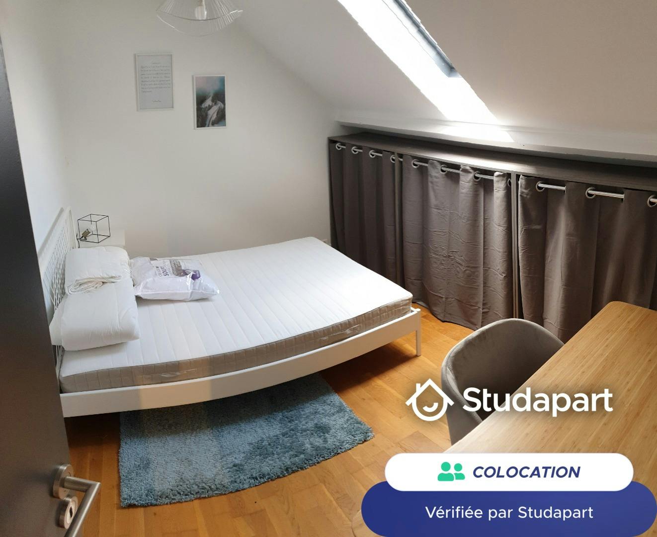 Private room for rent on Rue Jean-Jacques Rousseau, Lille - Vue 4