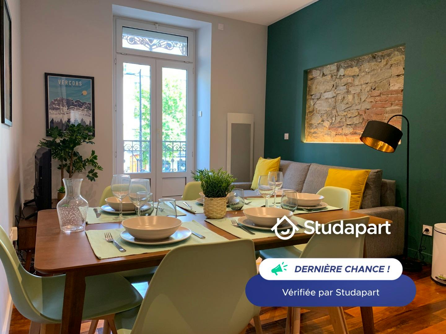 Apartament de închiriat pentru 1.495 EUR pe lună în Grenoble, Cours Jean Jaurès