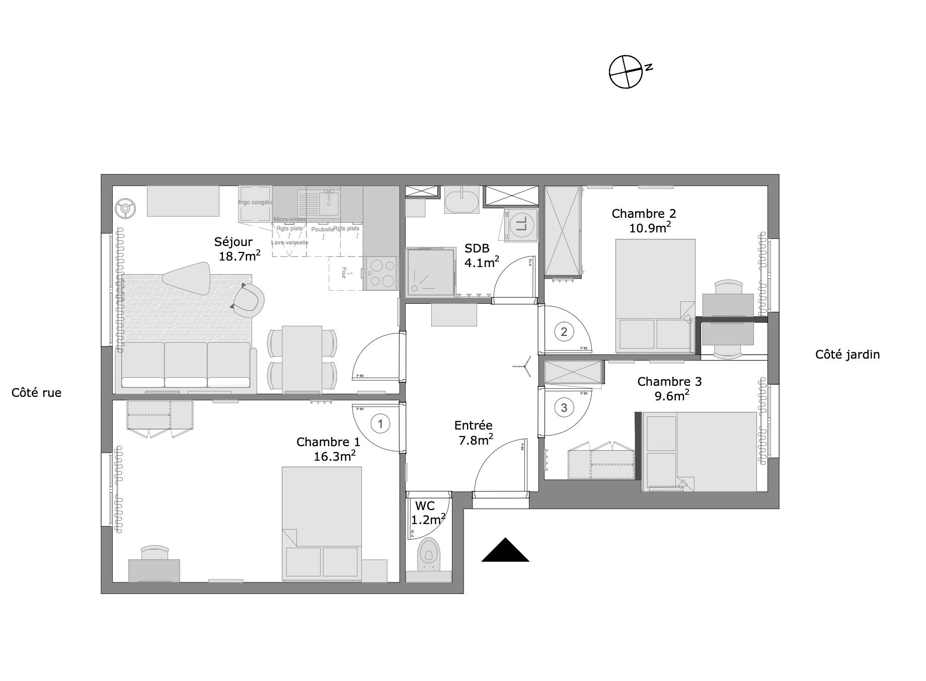 Single room Lyon, 1 bed, 10m² — photo 49